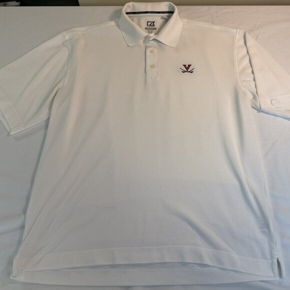 Virginia Tech Cutter & Buck Polo XL CB DryTek Moisture Wicking Breathable Comfy - Picture 10 of 16